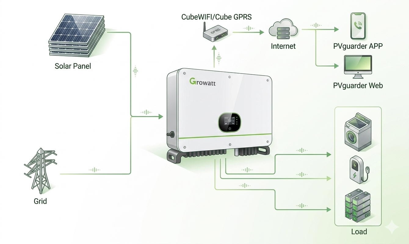 On-grid solar installation